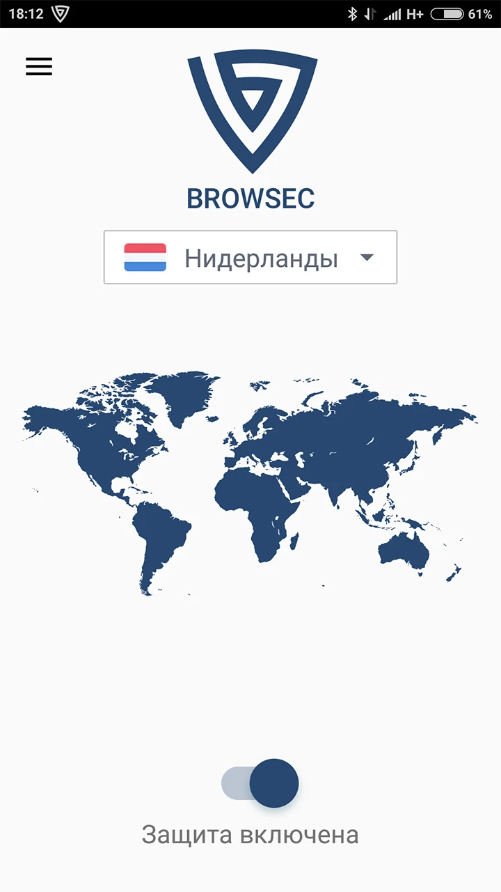 Browsec скриншот